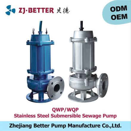 304 stainless steel submersible sewage pump