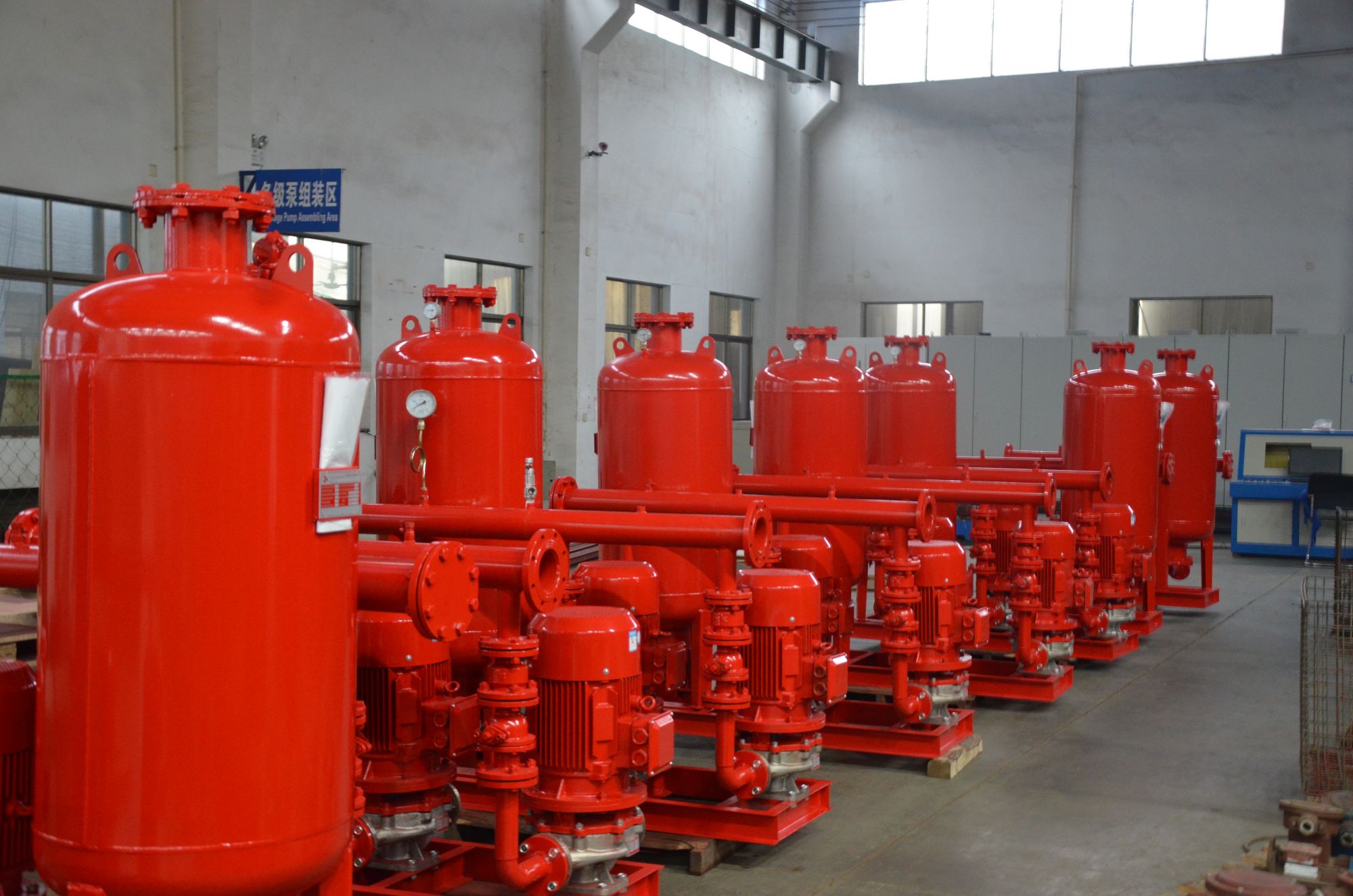 Fire water supply equipment
