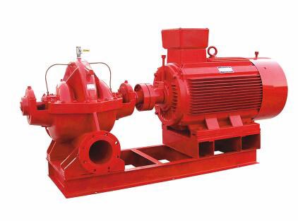 How does the electric fire pump work?