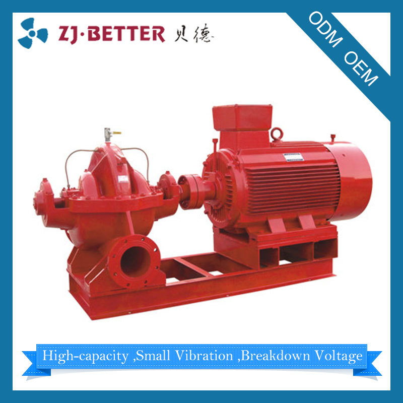 single stage double suction fire pump
